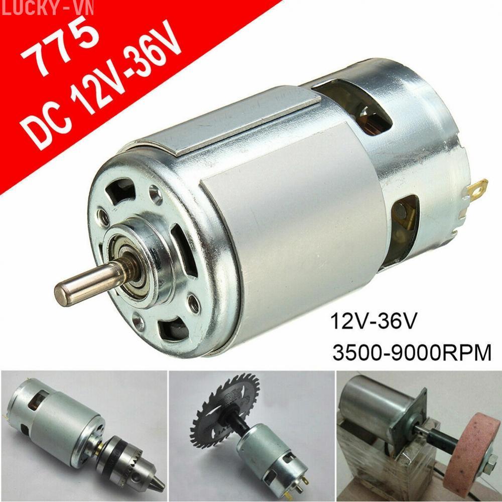 775 Motor 12V-36V 1pcs Large Torque Motor Ball Bearing M4 775 Motor Factory