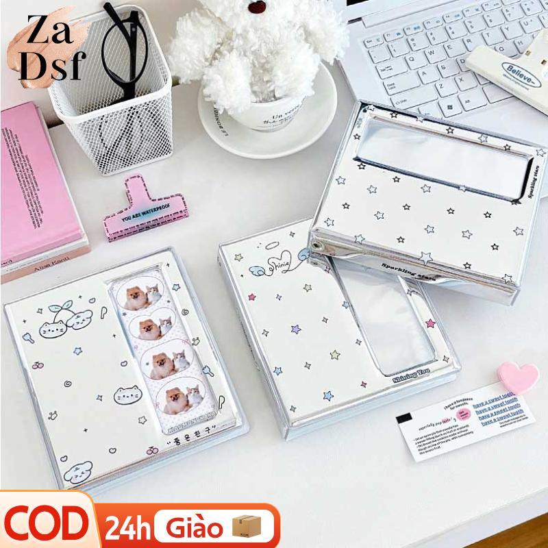 [Zdsf] Phim Hoạt Hình 4 Lưới Idol Card Photo Booth Album Cho 40 Chiếc 2x6 Inch Dải Ảnh Đánh Dấu Tran