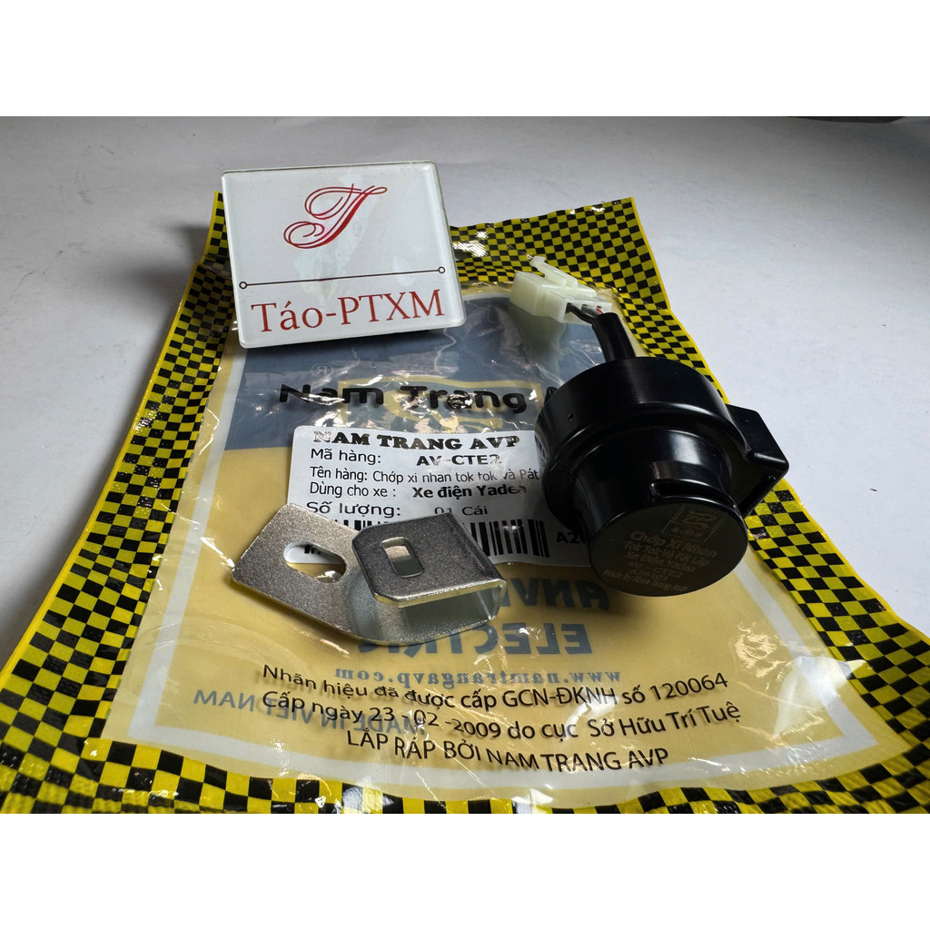 Cục chớp xi nhan kêu toktok dành cho xe máy điện Yadea, Feliz EVO (Vinfast)/Quantum (DATBIKE)