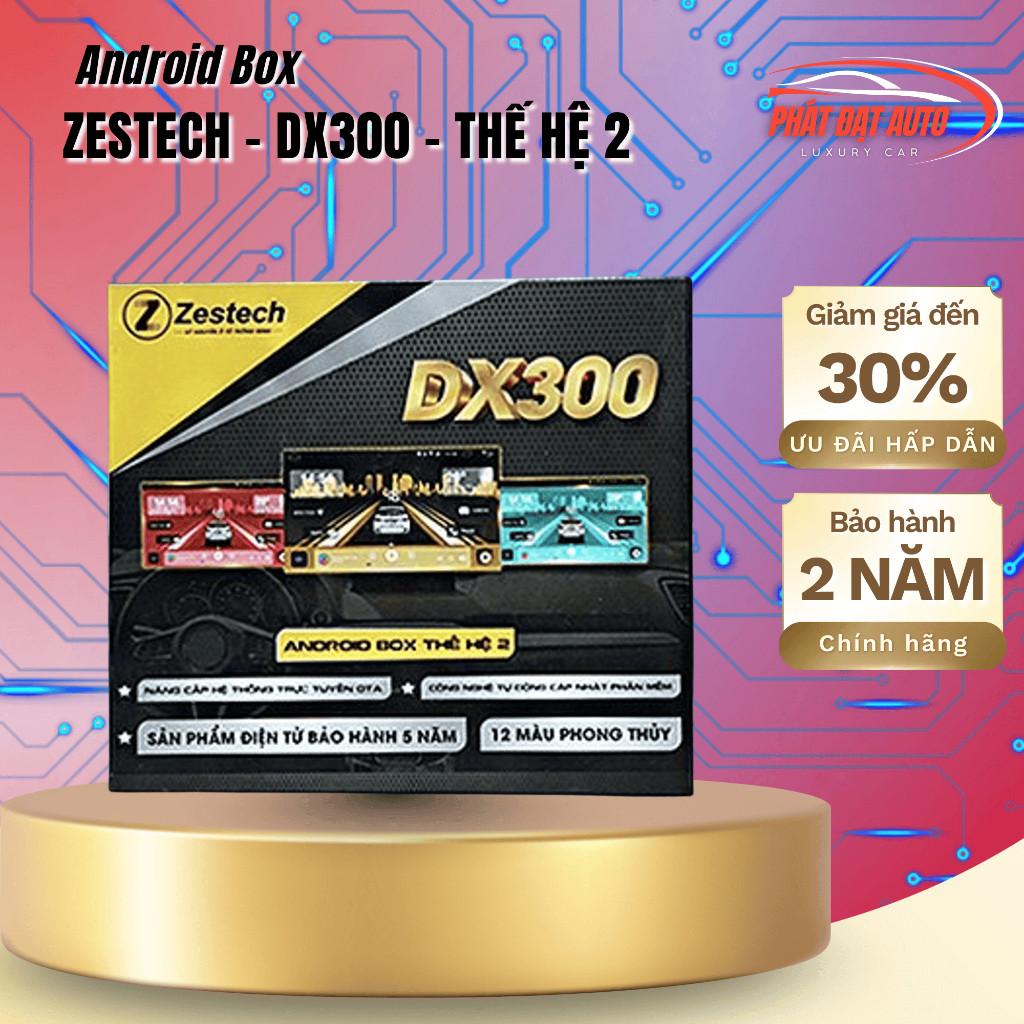 Android Box Zestech DX300 TH2 Biến Màn Zin Thành Android |Cấu hình mạnh mẽ, hỗ trợ ra lệnh giọng nói