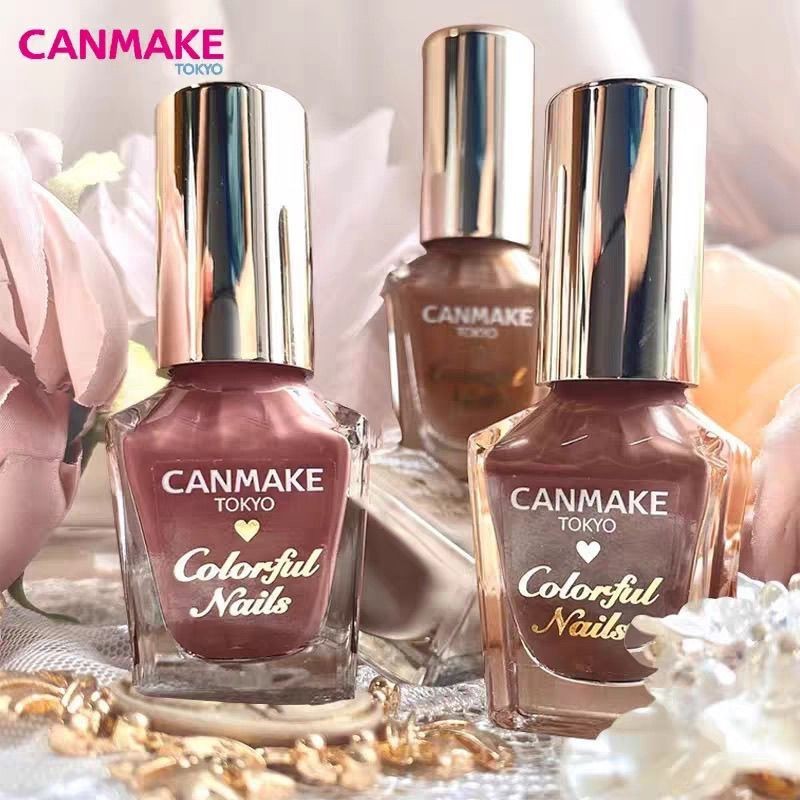 CANMAKE Cắt Bé Gái Ida Macaron Sơn Móng Tay Không Đóng Băng Khỏa Thân Làm Móng Tay Retro Sáng Bóng n
