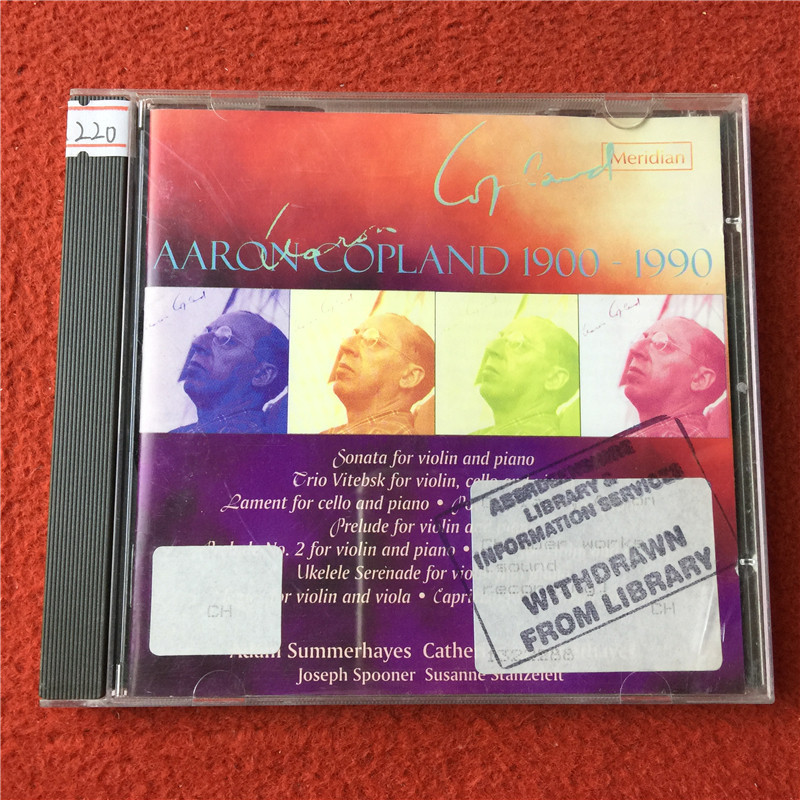 (Unsealing) Nhạc thính phòng Aaron Copland qian1