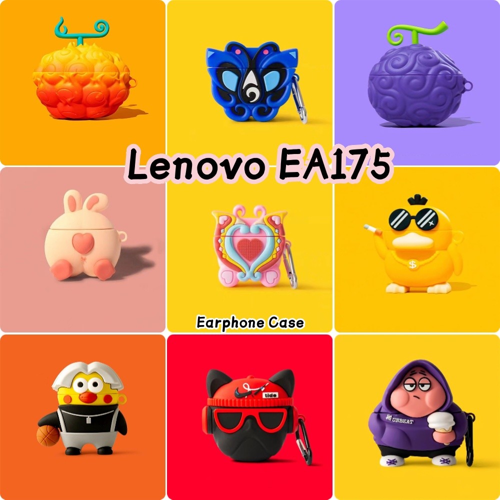 【imamura】Cho Lenovo EA175 ốp tai ng Case Thời trang Vỏ Bảo Vệ Hộp Sạc Tai Nghe NO.2