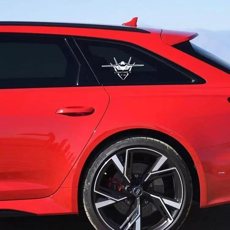 SGLink F35 Fighter Joint Strike Fighter Lightning 2 Khắc Phiên Bản Miếng Dán Xe Hơi Miếng Dán Điện X