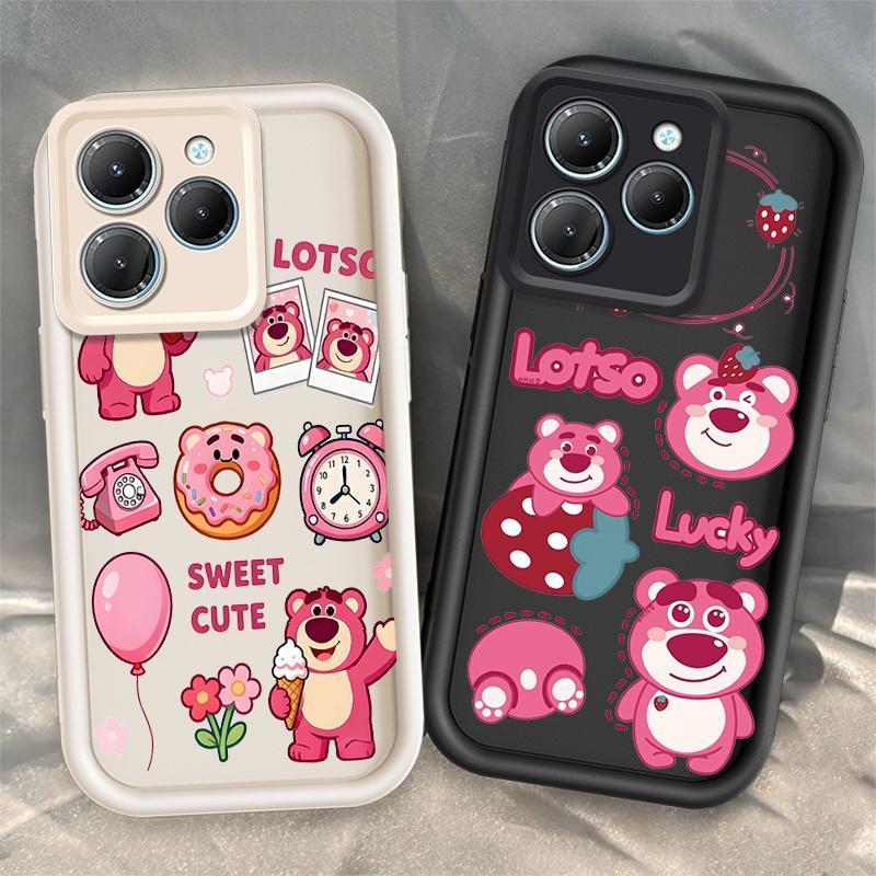 Ốp Lưng Cho INFINIX HOT 40 INFINIX HOT 40 Pro Ốp Lưng Chống Sốc Lotso Silicon Dễ Thương