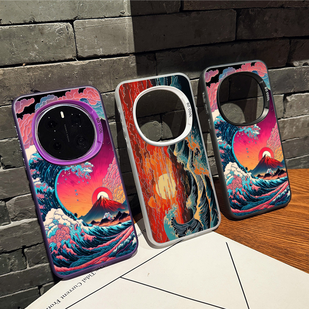 Ốp điện thoại cứng The Great Wave off Kanagawa Micro Matte cho Honor Magic 8 Pro / 7 Pro / 6 Pro GT 