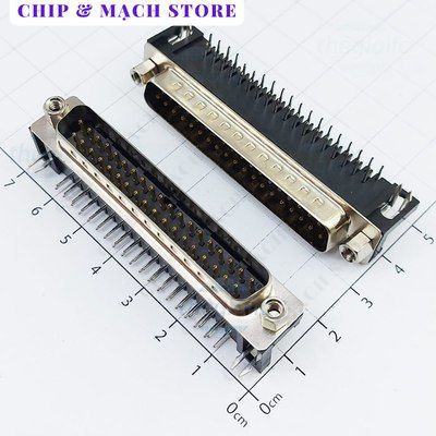 [2 Cái]- Cổng DB37 Đực 37 Chân Cong 90 Độ 2 Hàng Hàn PCB Chip & Mạch Store
