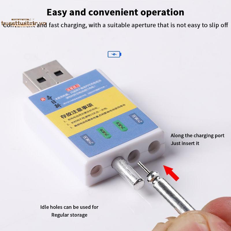 Phao sạc pin CR425 dành cho câu cá và bơi lội, kết nối USB, báo động cắn chỉ báo - Việt Nam