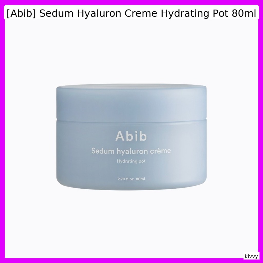 [Abib] Chậu dưỡng ẩm Sedum Hyaluron Creme 80ml / Creme Hàn Quốc / Độ ẩm sâu / Chính hãng 100% của ki