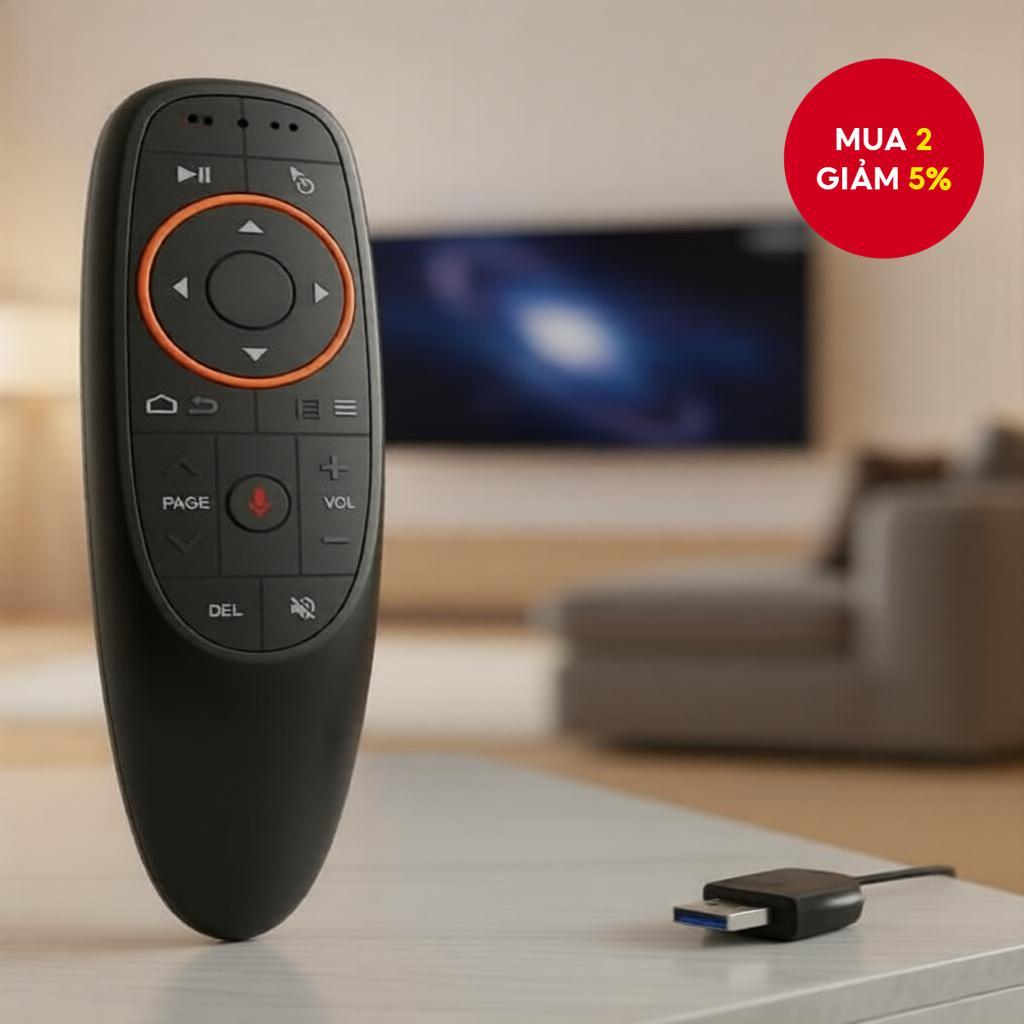 G10S/G10S Pro Chuột Không Dây Điều Khiển Giọng Nói 2.4G Học Lệnh Hồng Ngoại cho H96 MAX X88 PRO X96 