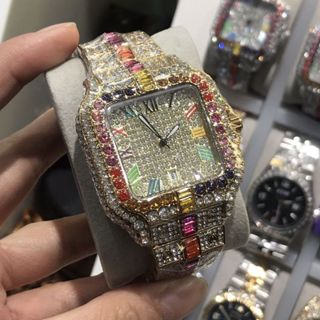 Đồng Hồ Nam Shi Cao Quý Mặt Vuông Hip Cao Cấp Đồng Hồ Thạch Anh Đồng Hồ Đeo Tay Hop Vòng Tay Thạch Anh Nữ Bán Chạy Gypsophila