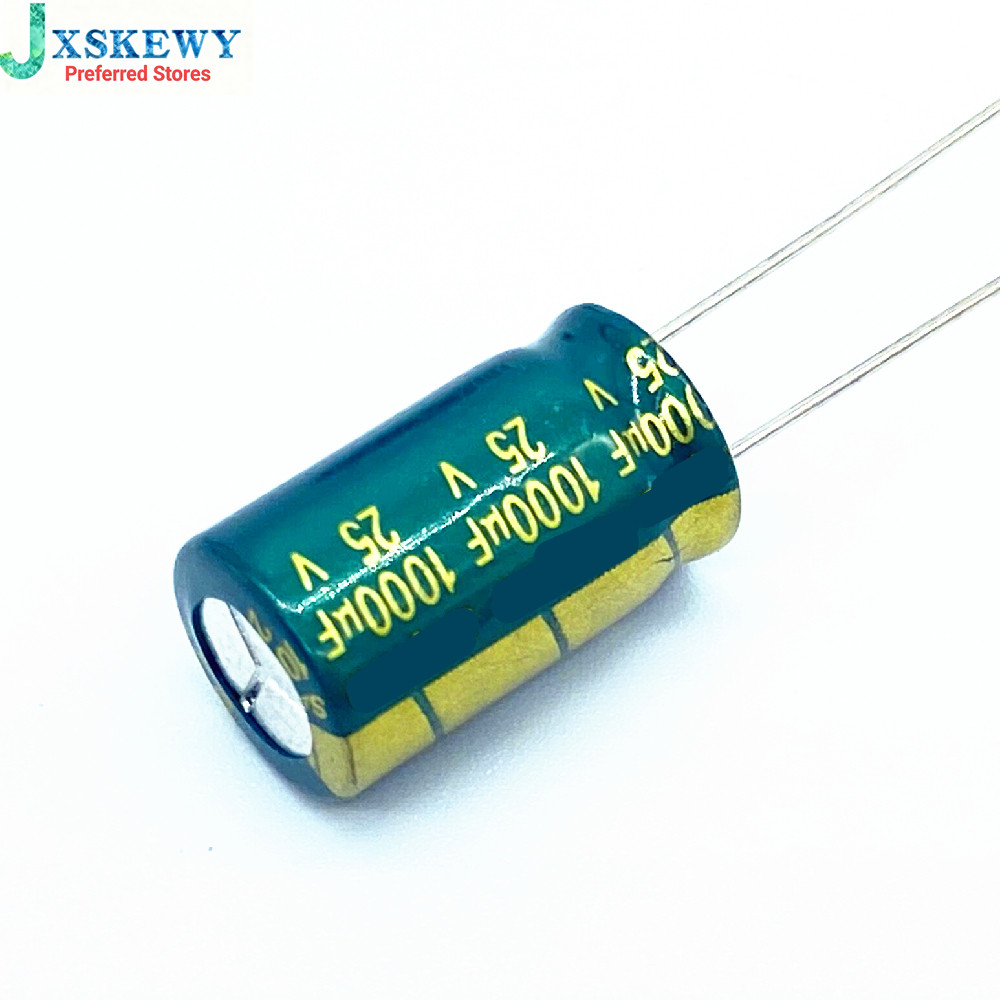 10-20 cái / lốc 25V 1000UF Thấp ESR / Trở kháng tụ điện nhôm tần số cao 1000UF25V 25v1000uf 20%