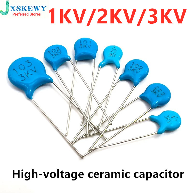 20 Chiếc Tụ Gốm Cao Áp 1000V 1KV 2KV 3KV 101K 151K 221K 331K 471K 561K 681K 821K 102M 152M 222M 332M