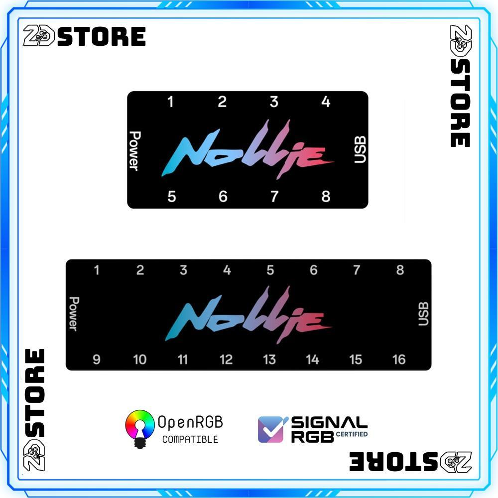 Bộ HUB Điều Khiển LED ARGB 5V NOLLIE/ YICOBEILA (SYNC APP SIGNAL RGB/ Hiệu ứng LED đuổi)