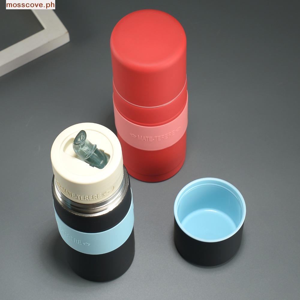 MOSCOVE​ Cốc trà Yerba Mate, Thép không gỉ có ống hút lọc Yerba Mate Thermos Cup, Chai cách nhiệt ch