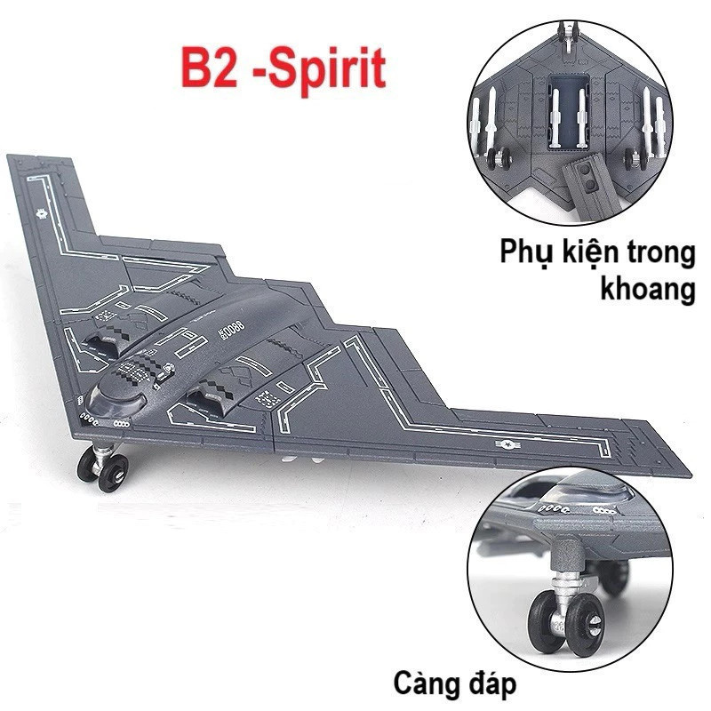 Mô Hình Máy Bay Xe Tăng Lắp Ráp B2 SPIRIT, SU57, SU57S, M1 Bằng Nhựa Cứng Quà Tặng Trang Trí Decor