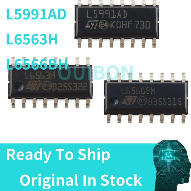 5 Chiếc L5991AD L6563H L6563H L665BH Chip Mới SMD SOIC-16 IC