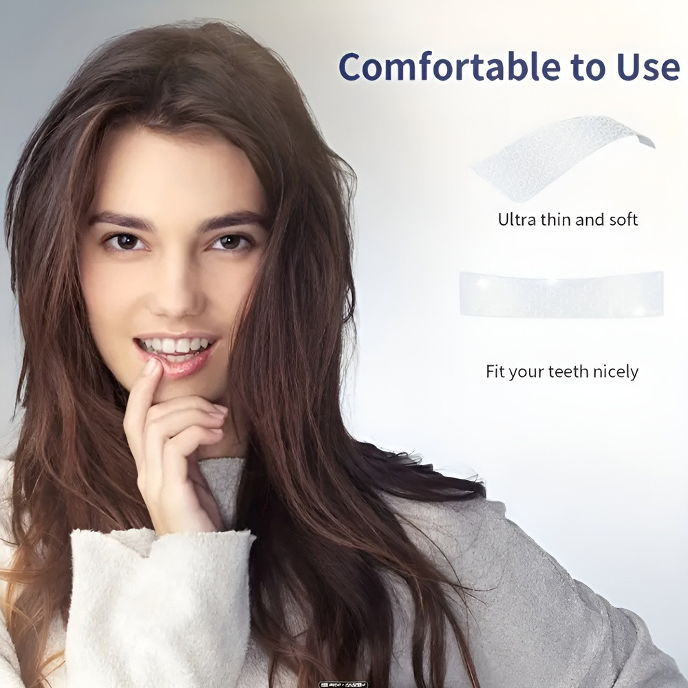 【Visible Results In 3 Days】GKTK Advanced Teeth Whitening Strips - Yellow Stain Removal / Enamel Safe