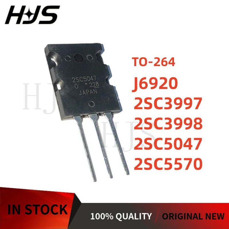 5 Chiếc 2SC3998 J6920 2SC5570 2SC5047 2SC3997 C5570 C5047 C3997 C3998 TO-264 Transistor Hiệu Quả Trư