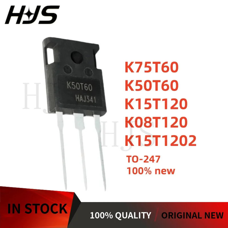 5 CÁI K08T120 K15T120 K15T1202 K75T60 K50T60 TO-247 08T120 15T120 15T120 15T1202 75T60 50T60 Hiệu Ứn