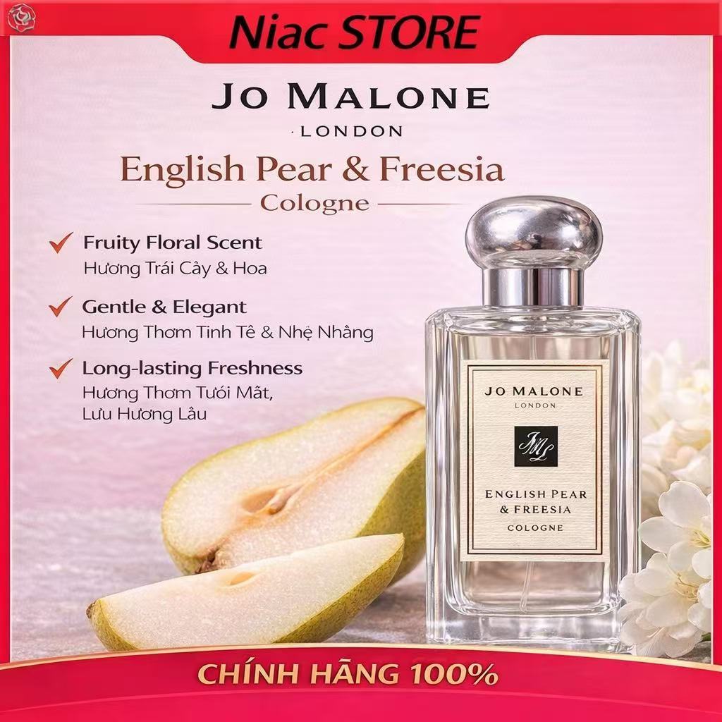 【Chính Hãng】𝕁𝕠 𝕄𝕒𝕝𝕠𝕟𝕖 𝐄𝐧𝐠𝐥𝐢𝐬𝐡 𝐏𝐞𝐚𝐫 & 𝐅𝐫𝐞𝐞𝐬𝐢𝐚 9ML/30ML/100ML | Nước Hoa Hoa Full Box/ Full Size