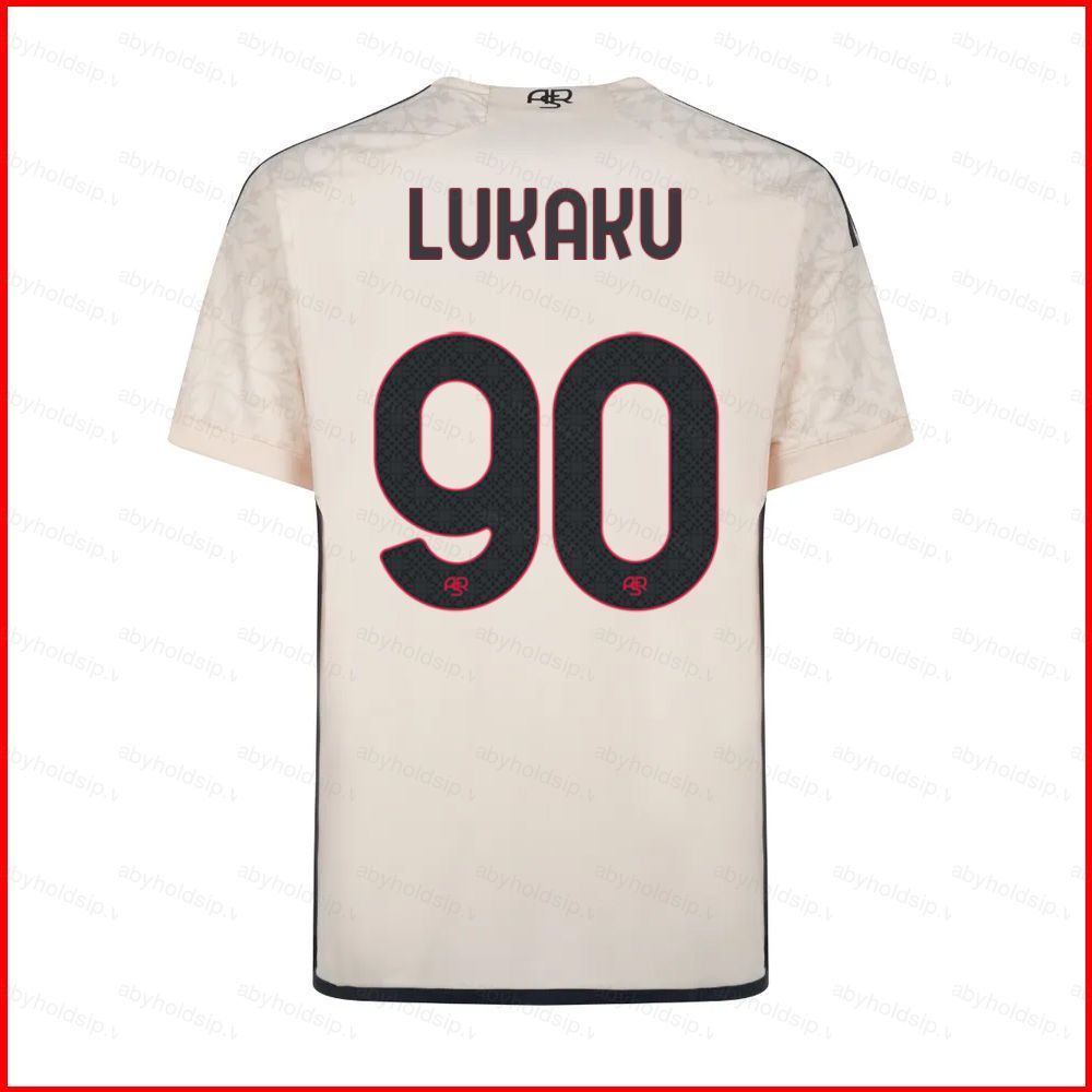 Áo Away 2023-24 AS Roma cho Lukaku, tay ngắn thể thao