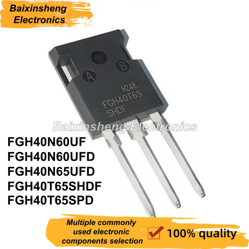 5 Chiếc FGH40N60UF FGH40N60 FGH40N60UFD FGH40N60 FGH40N65UFD FGH40N65 FGH40T65SHDF FGH40T65 FGH40T65