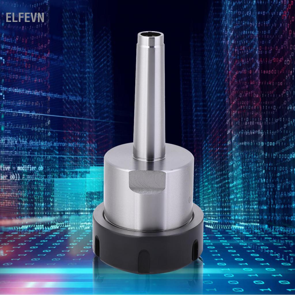 Elfevn ERYUE ER40 Siêu Lớn Phạm Vi Kẹp Chuck Giá Đỡ Cho Máy Tiện CNC -ER40 M10 Collet MT2 Vỏ Thép Ca