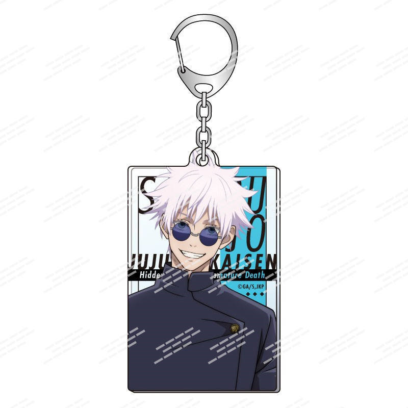 Kawaii Anime Acrylic Keychains Geto Suguru Satoru Gojo Satoru Gojo Ieiri Shoko Acrylic Keyrings