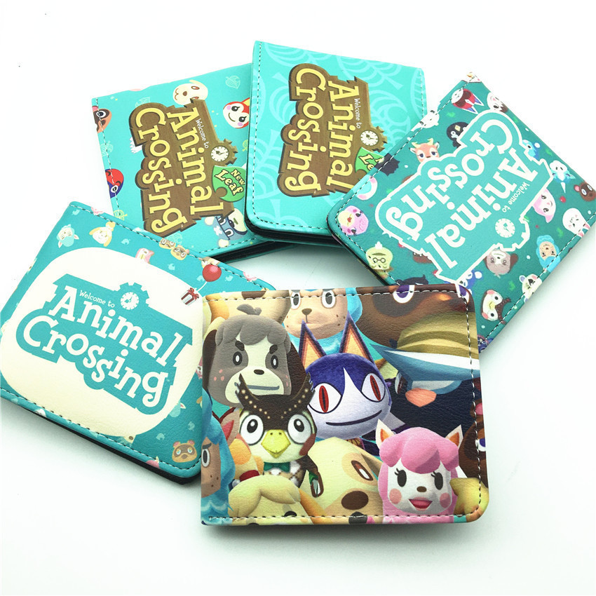 R ROUN Ví đựng tiền xu Ví PU Animal Crossing Association Animal Crossing Wallet