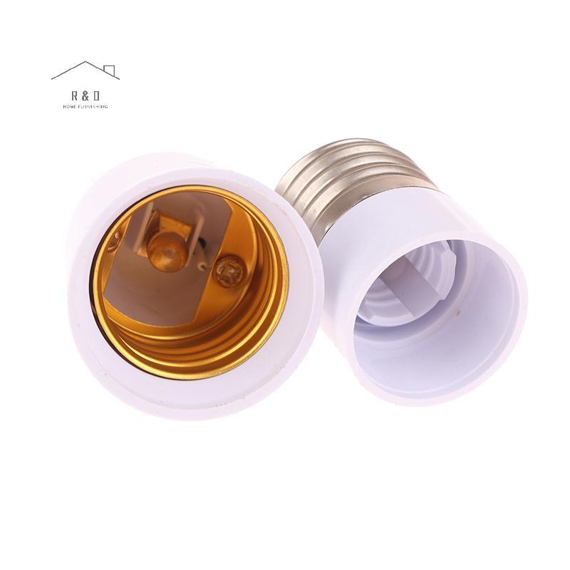 RO > 1 Bộ Chuyển Đổi Bóng Đèn LED E14 Sang E27 / E27 Sang E14 Đế Bóng Đèn E14 Nữ E27 Nam Adapter Chu