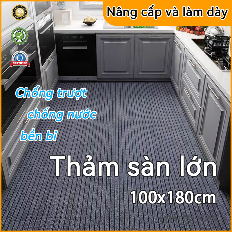Thảm chống trượt cho nhà bếp | Thảm lối vào chống thấm nước | Thảm nhà bếp dày | Thảm trải sàn chống trượt cho gia đình & doanh nghiệp | Thảm cửa