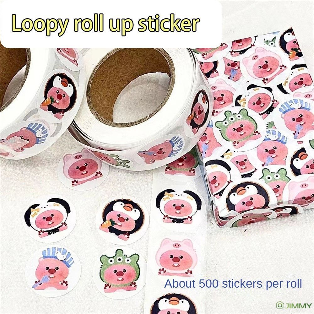 【COD】 1 Bộ 500 Hình dán trang trí hoạt hình, Hình dán chống thấm nước, Nhãn dán, Hình dán sổ tay, Hì