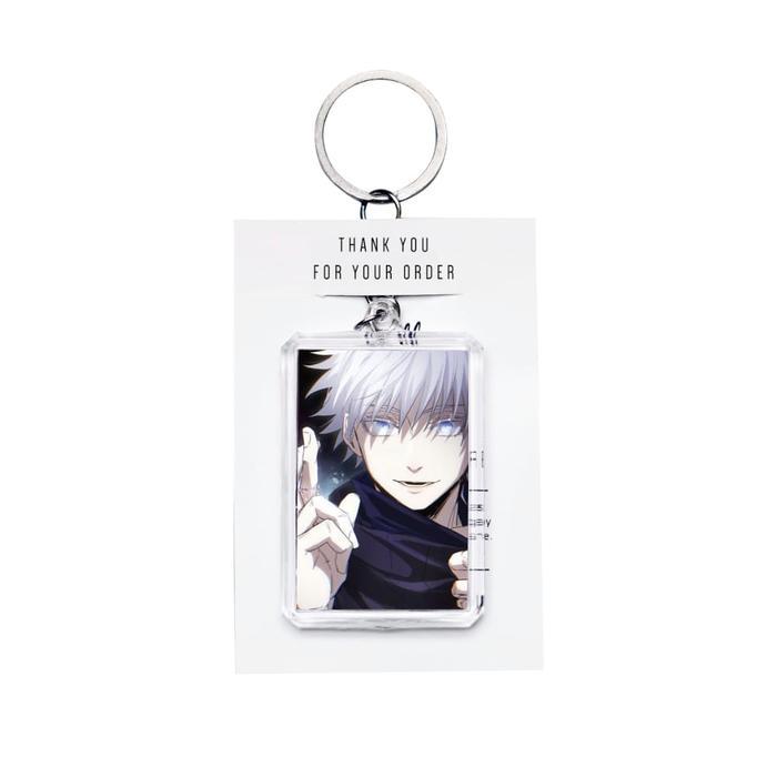 Ganci Gantungan Kunci Anime Jujutsu Kaisen Gojo satoru Inumaki Sukuna Fushiguro Akrilik Chains - Goj