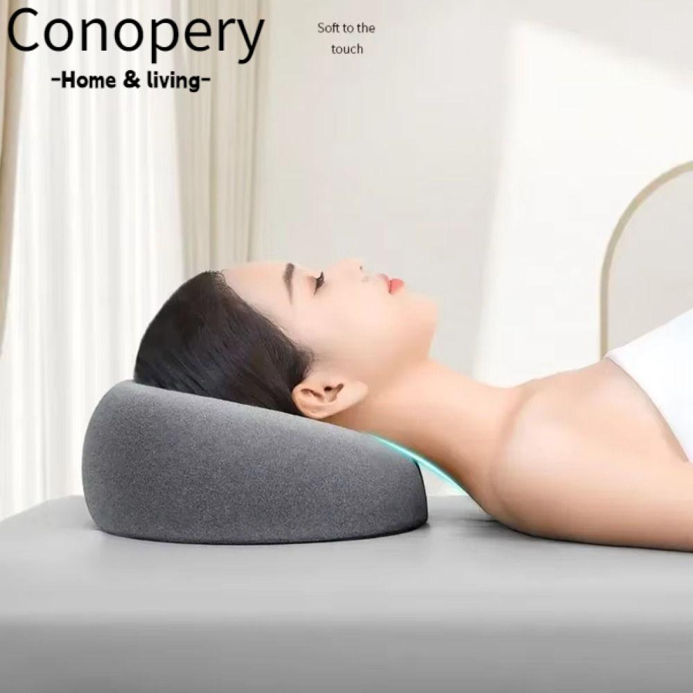 Gối hỗ trợ tựa đầu CONOPERY, Gối nằm công thái học thoáng khí, Đệm ngủ để bàn Memory Foam Đệm Massag