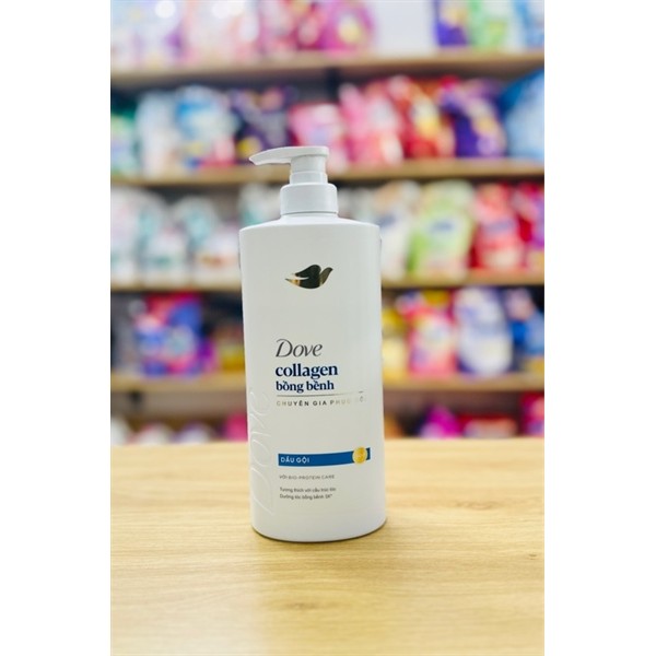 Dầu gội Dove Collagen Bồng Bềnh - Chuyên gia phục hồi dưỡng tóc Bồng Bềnh 640g
