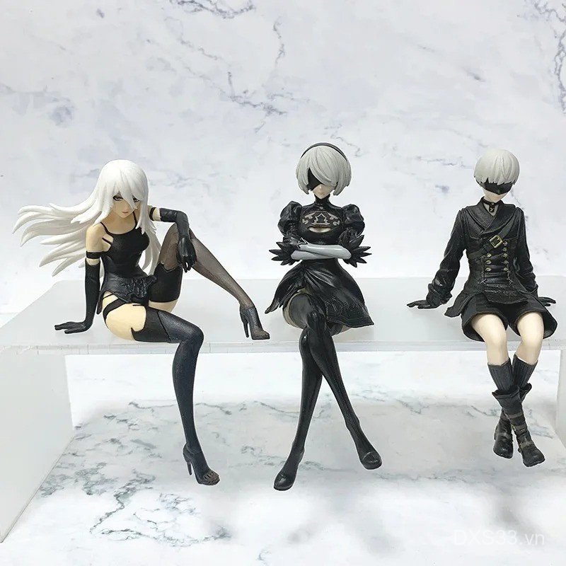 Nier: automata Ver1.1A 2B Yorha No. 2 9S Loại B 9S Cao Cấp Chokonose Nhân Vật Hành Động Đồ Chơi Sưu 