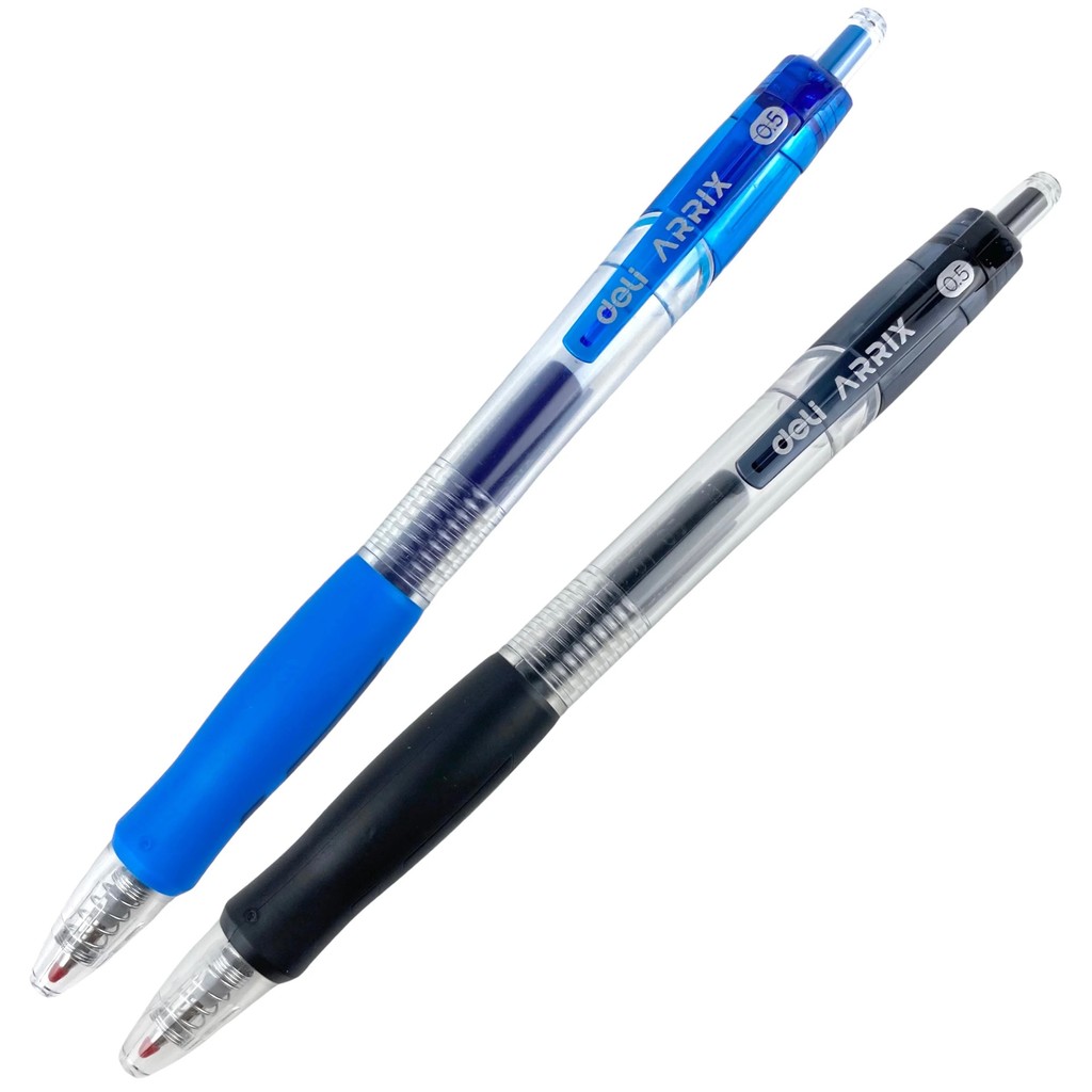 [MUA NHIỀU SIÊU RẺ] [Lẻ 1 cây] Bút gel bấm Deli ARRIX / LINEUM G08 0.5mm siêu mượt