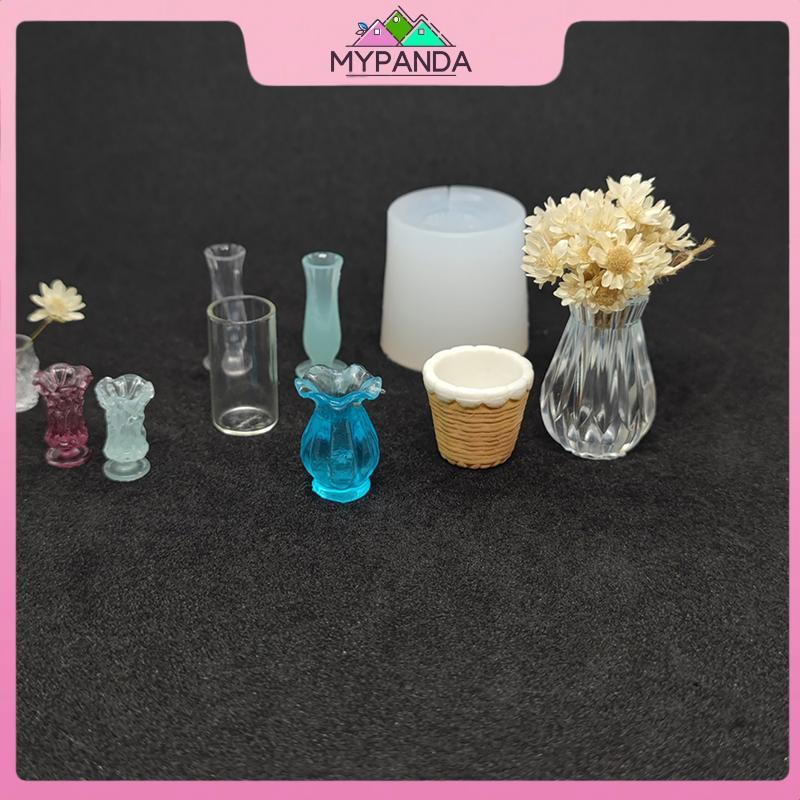 MYPANDA Nhà Búp Bê Bình Nhỏ Khuôn Silicon Búp Bê Nhà Trang Trí Nhà Phụ Kiện Nhà Búp Bê Trang Trí Nhà