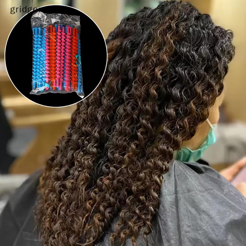 Nhựa Xoắn Ốc Perm Sti Heatless Hair Curler Nữ Xoăn Hair Rollers Heatless Curls Lạnh Perm Bar Dụng Cụ