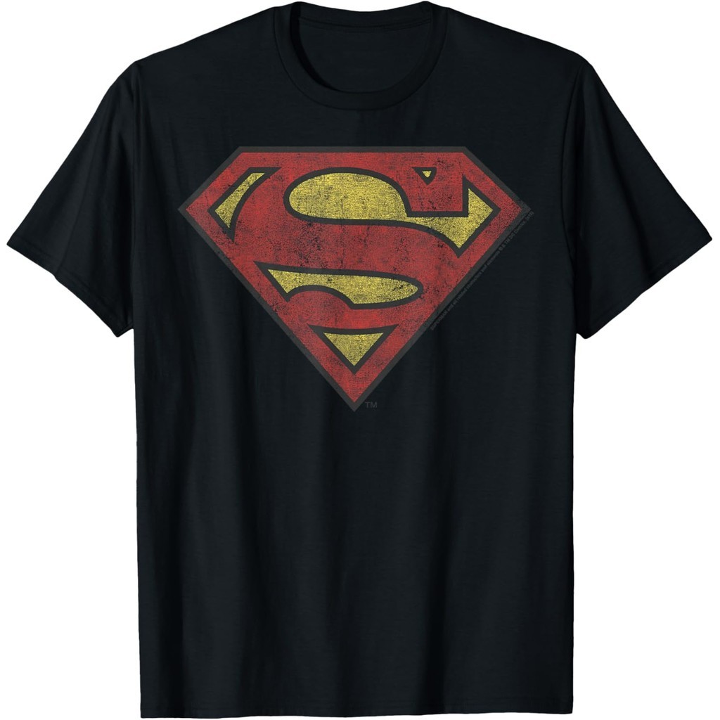 Áo thun Cotton nam DC Comic Superman Vintage Shield Áo thun