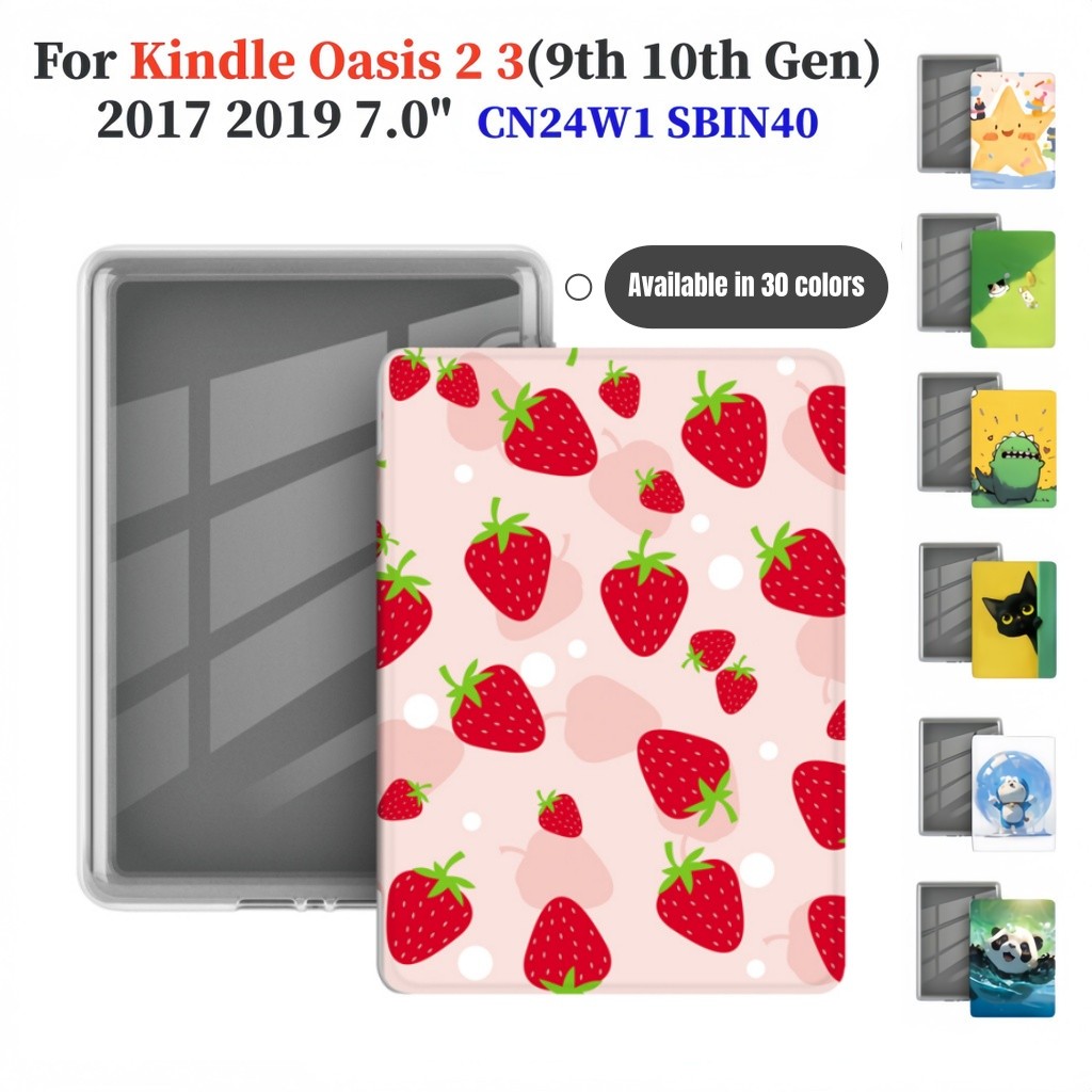 Dành Cho Kindle Oasis 9th 10th Gen 7.0 inch CW24WI S8IN40 Họa Tiết Sơn Chất Lượng Cao Acrylic Trong 