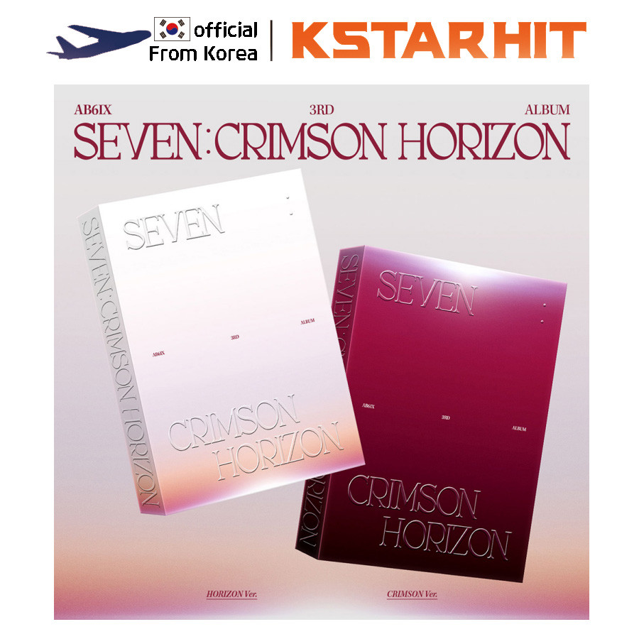 (+ POB / PHOTOBOOK VER.) AB6IX- SEVEN: CRIMSON HORIZON (ALBUM 3RD)