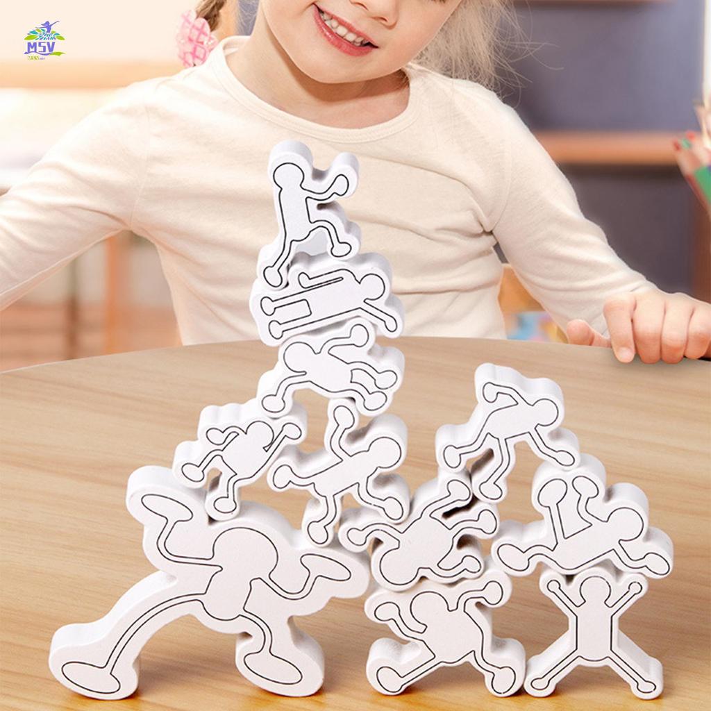 Little People Balance Blocks 13 Chiếc Little People Balance Game Đồ Chơi Học Tập Cho Trẻ Em Đồ Chơi 