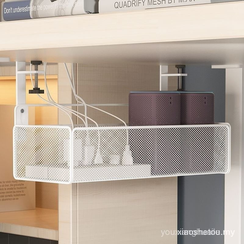 Dưới bàn quản lý cáp khay mở rộng ổ cắm cho bàn làm việc dưới bàn cáp quản lý giá đỡ dây hộp đựng AE