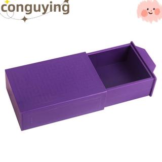 Hộp biến mất ma thuật CONGUYING màu tím, bộ dụng cụ bí ẩn bằng nhựa cho trẻ em, hiệu suất thủ thuật