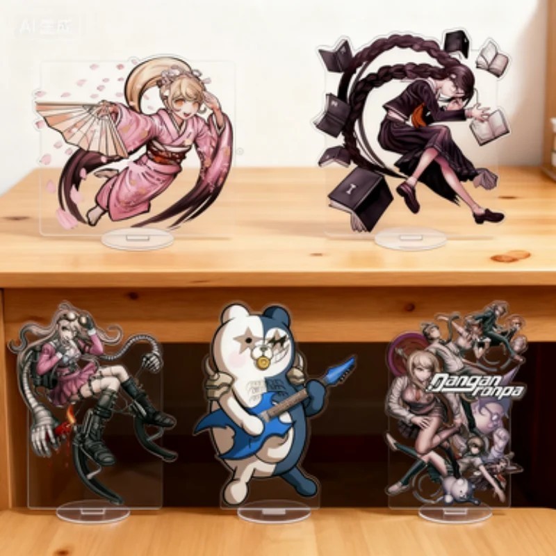 Standee Anime Danganronpa mô hình mica Acrylic Nagito Komaeda Kirigiri Kyouko Togami Byakuya Monokum