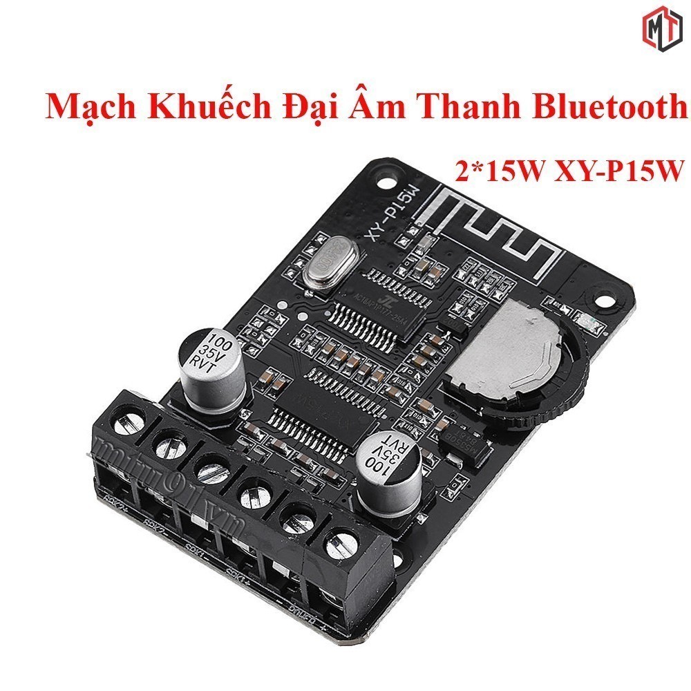 027 Mạch Khuếch Đại Âm Thanh Bluetooth 5.0 2*15W XY-P15W