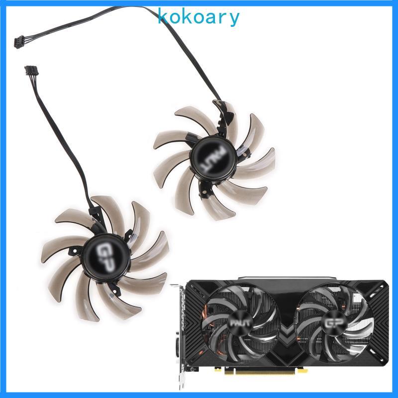 KOK 2 Chiếc 85MM GA91S2U Quạt VGA Cho PALiT Cho PNY GTX 1660 TI Super RTX 2060 2070 RTX2060 Card Đồ 