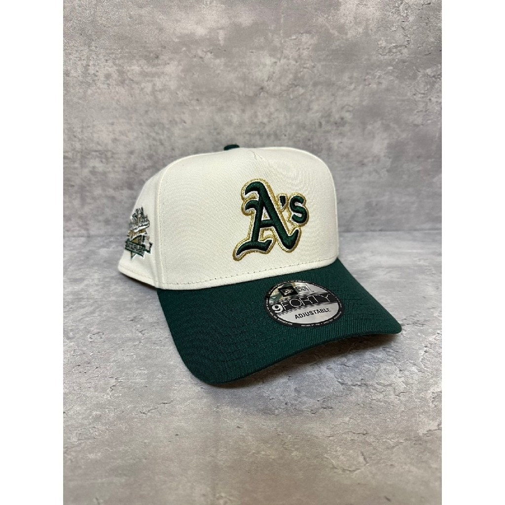 <[CDATA[Quai nón snapback hai tone Oakland Athletics chất lượng chrome]]>